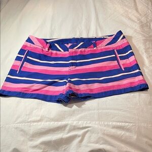 STYLUS Blue, Pink and White Striped Women’s Shorts